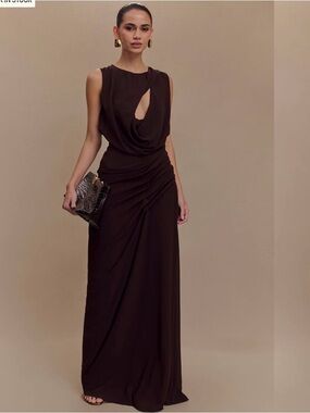 Meshki Oria Dress Brown